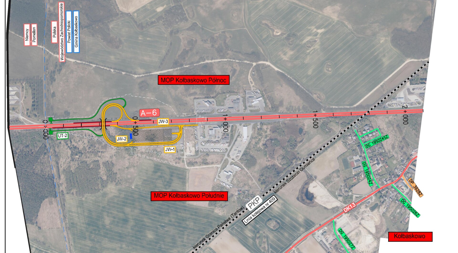 Nowy węzeł drogowy w Kołbaskowie otworzy zachodnie obejście Szczecina
