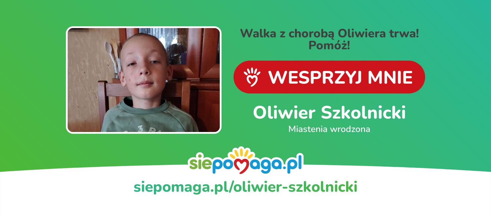 Młody mieszkaniec Przecławia potrzebuje naszej pomocy. Liczy się każda złotówka