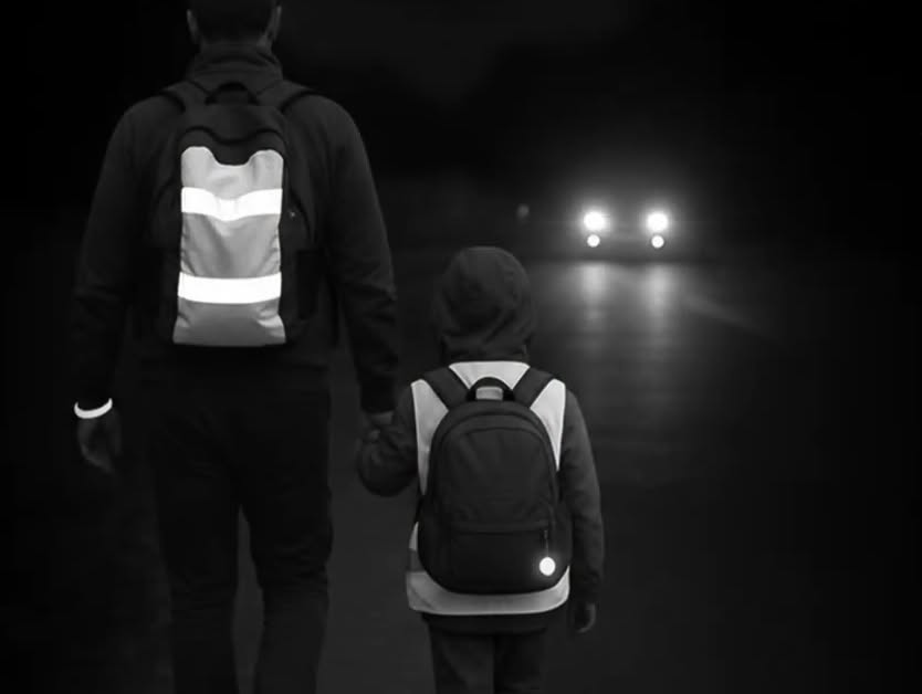 Policja: Noś odblaski i bądź widoczny. Jesienią to szczególnie ważne