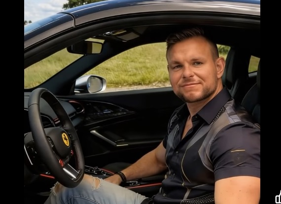 Sprawdź, jak ty wyglądasz za kierownicą Ferrari. Przemysław Falenciak pokazuje, co potrafi AI