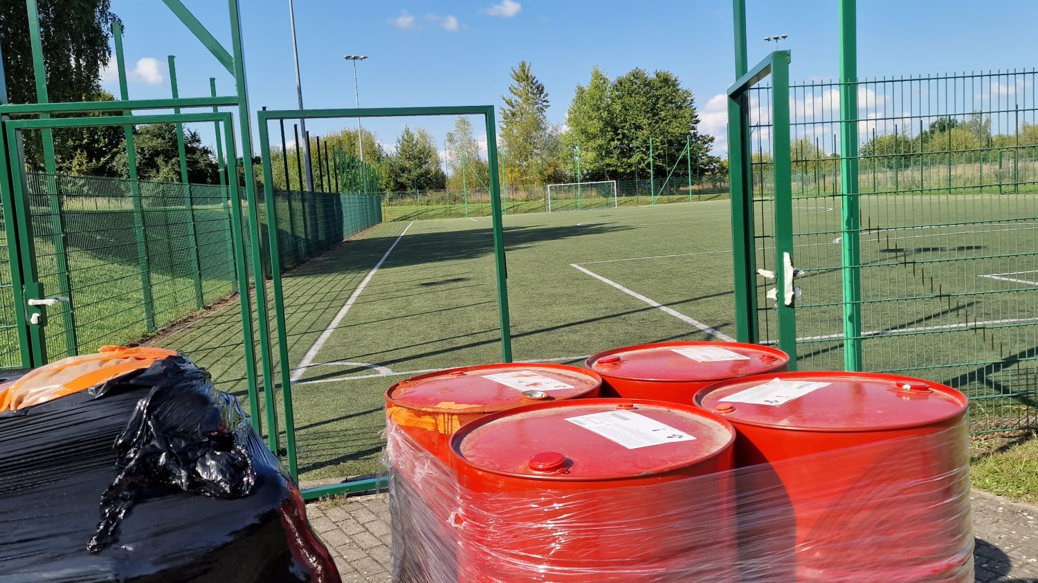 Kompleks sportowy w Będargowie jest odświeżany