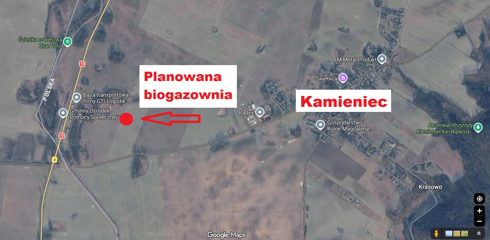 Biogazownia w pobliżu Kamieńca. Mieszkańcy pytają, inwestor wyjaśnia