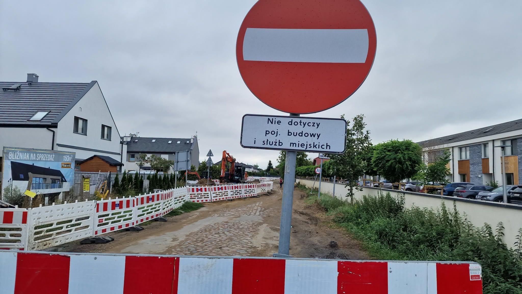 Zbójnicka. Przejazd tylko w kierunku Ostoi