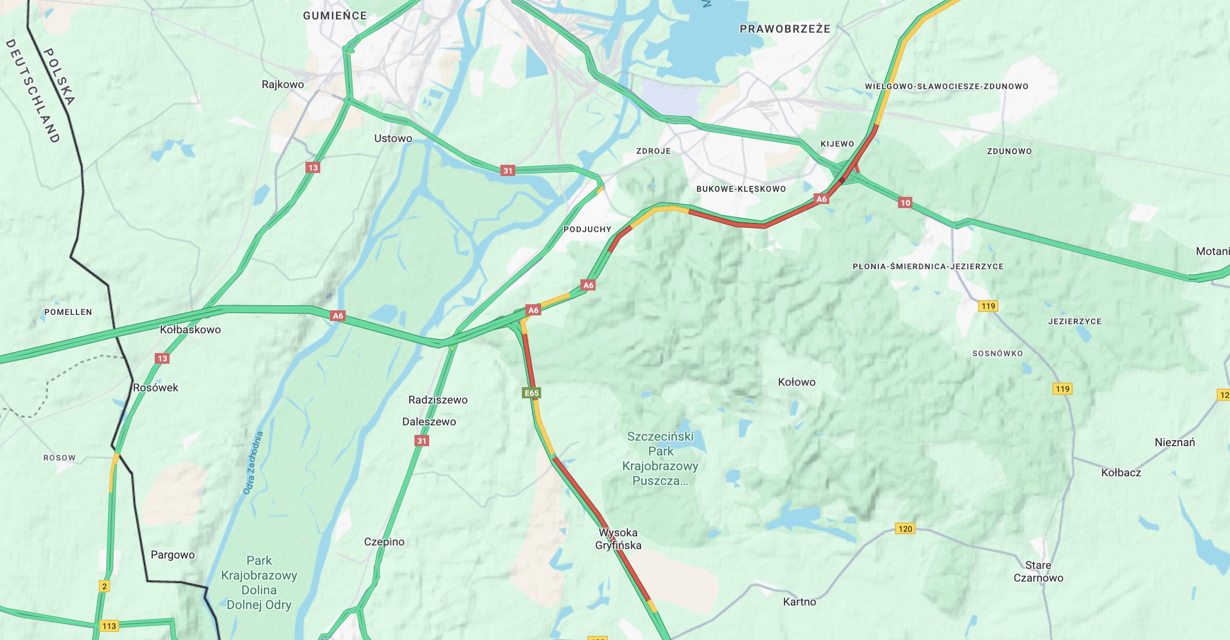 Jedziesz nad morze? Postoisz w korku