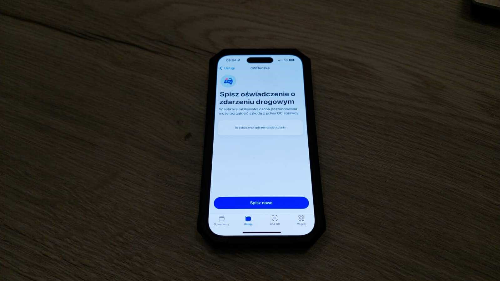 mObywatel z nową funkcją dla kierowców. Ruszyła usługa mStłuczka