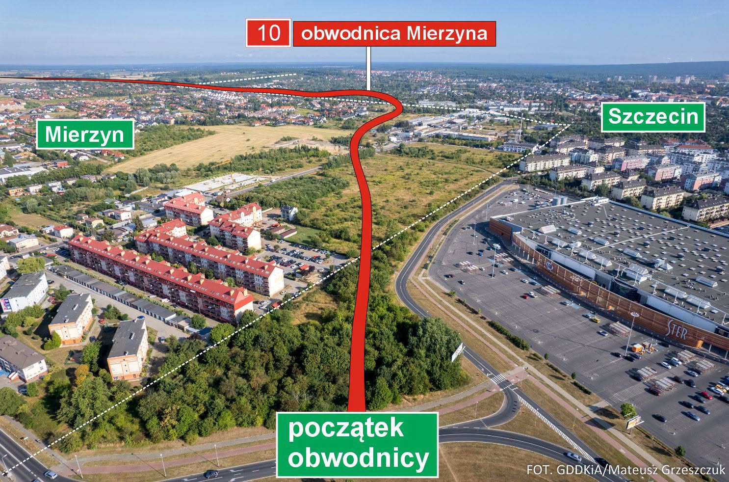 Rusza budowa obwodnicy Mierzyna. Rozpocznie się przy Sterze